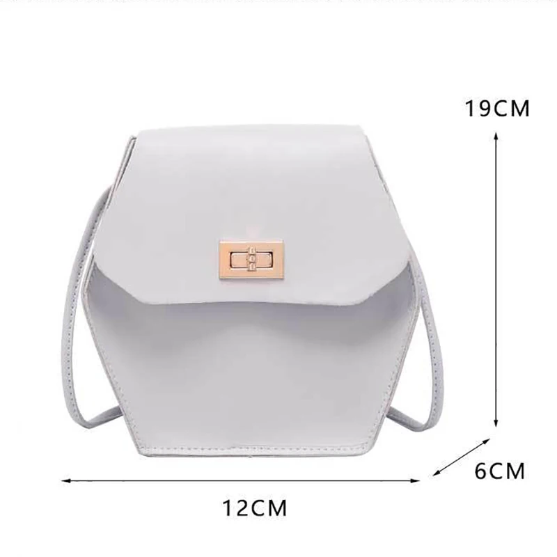 Для девочек маленькая сумка 2019 мода шестиугольник женщин Креста тела Сумки