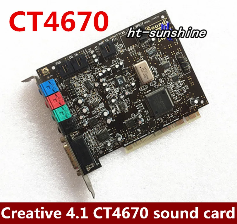 Desmonte Original para Blaster de Som Criativo Live Ct4670 4.1 Placa de Som Funcionando Bem