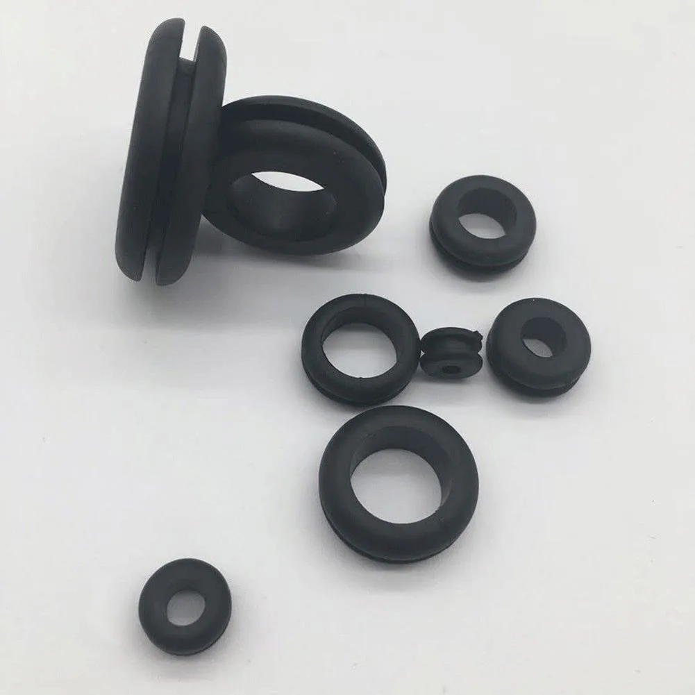

180pcs Rubber Grommets Set Round Seals Assortment Kit For Protects Wire Cable Hose LB88