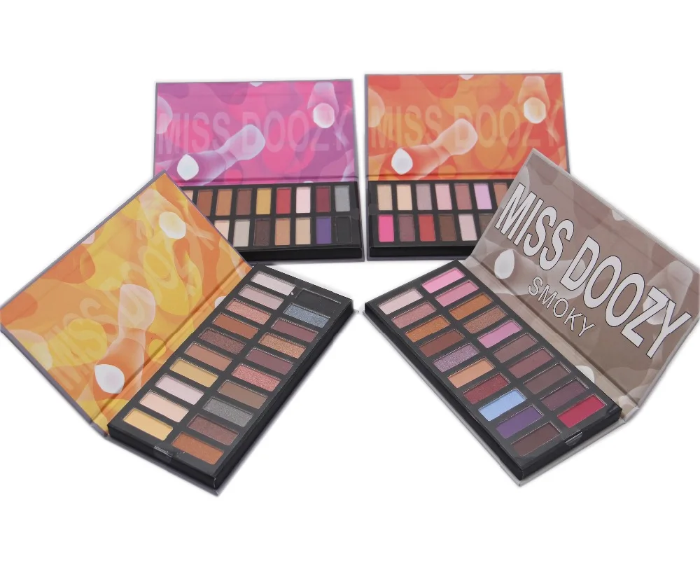 Палитра теней для век Профессиональная 20 цветов сияющая выделяющая прессованная