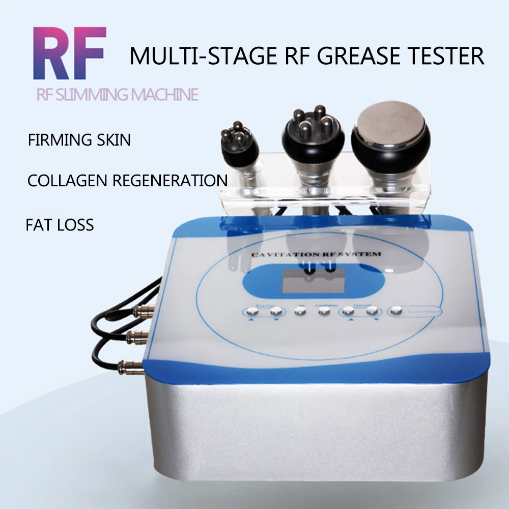 

3 In1 RF Ultrasonic Machine 40K Cavitation Massager Weight Loss RF Radio Frequency Device Skin Lifting Tighten Body Shaping