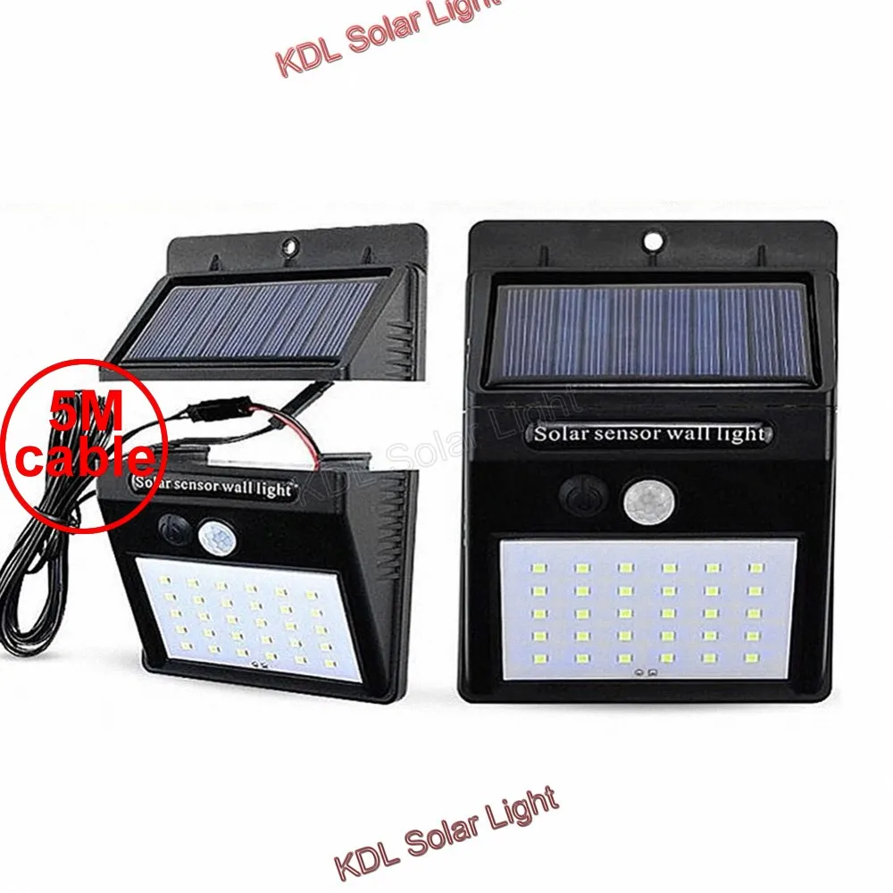 30 LED Солнечная энергия инфракрасный датчик движения из ПИР сад безопасности