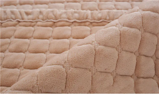 1PCS beige Плюшевый стекающийся Современный твердый комбинированный комплект секционных чехлов для дивана, полотенце, твердый плед, чехлы для дивана, противоскользящие мягкие чехлы для дивана, 1 шт - Цвет: 1PCS beige
