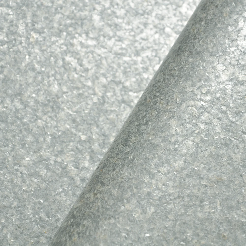 Доставка со скидкой чистые слюдяные обои металлический серый цвет для дома стены