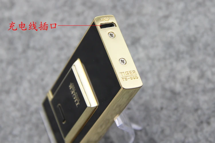 Тигровая плазменная usb-зарядка дуговая usb-зажигалка, ветрозащищенная зажигалки для электронных сигарет Новинка Электрическая Зажигалка для сигарет