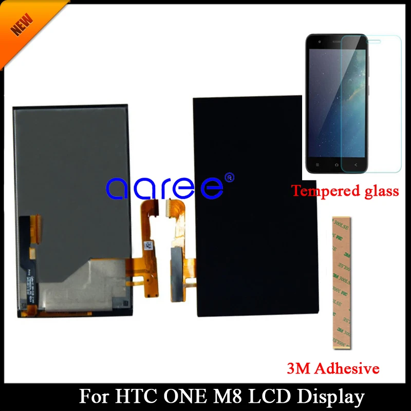 100% протестированный гарантийный класс AAA для HTC ONE M8 ЖК дисплей сенсорный