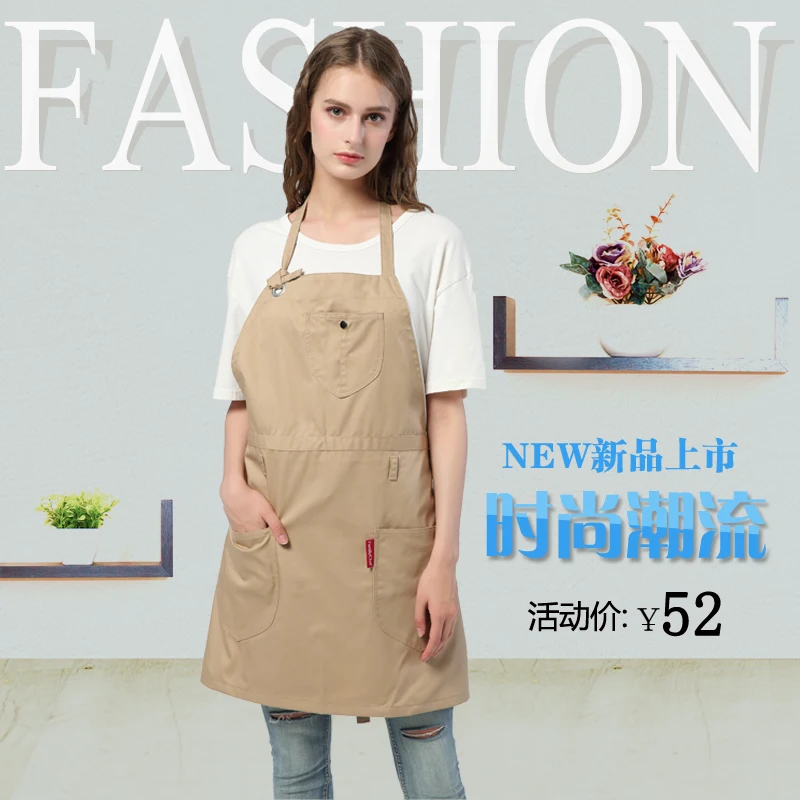 Фартук с логотипом на заказ Скандинавская мода хлеб кухня чай кофе магазин