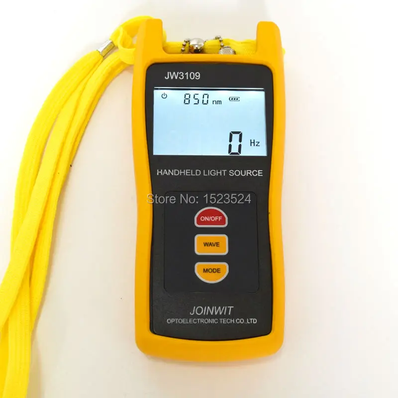 

850/1300nm Multimode JW3109 Handheld Multimode Fiber Optical Light Source