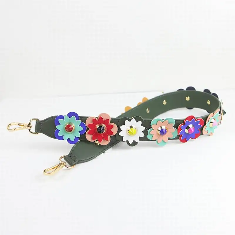 [Clearance] 2018 Strap you Flower Female handbag belt women bag strap pu leather part bolsa accessories Gifts M1650 | Багаж и сумки