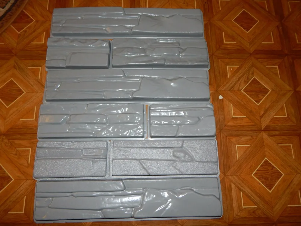 Набор из 9 пластиковых форм для бетона штукатурка украшения сада Slate|mold for|mold for