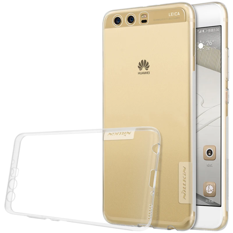 Для Huawei Honor P10 Case Силиконовые NILLKIN Природа Прозрачный Ясно Мягкие TPU Крышка Кремния