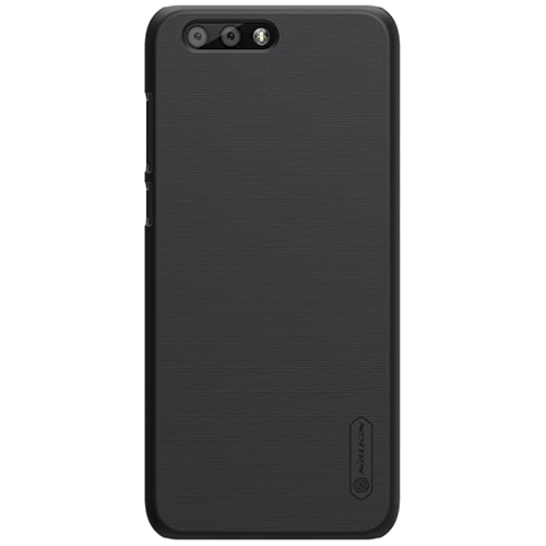 Черный Для Asus Zenfone 4 ZE554KL чехол NILLKIN супер матовый защитный жесткий чехол-накладка для ZE554KL чехол для телефона с защитой экрана - Цвет: Черный