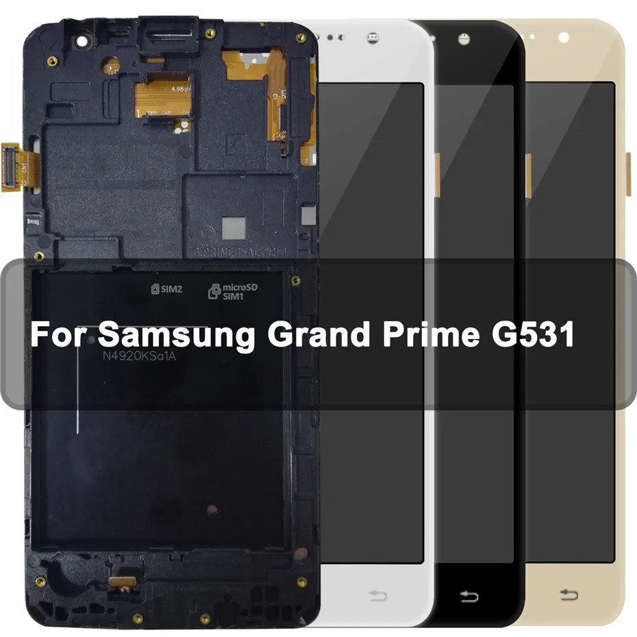 ЖК дисплей для Samsung Grand Prime G530 G530H G530F G531 G531F кодирующий преобразователь сенсорного