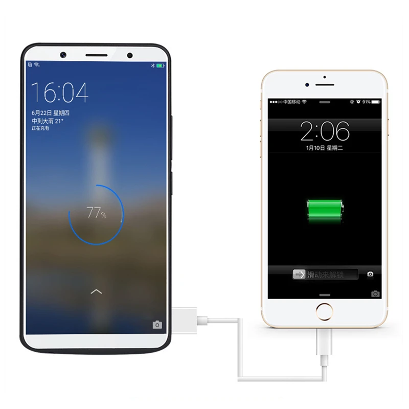 Портативный внешний аккумулятор KQJYS зарядное устройство чехол для VIVO X20 Plus