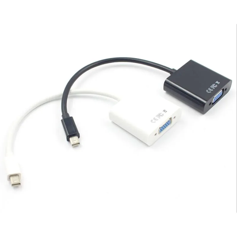 1 шт.-переходник с дисплейного порта MiniDP на VGA видео адаптер Full 1080p Thunderbolt Дисплей