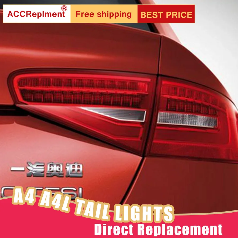 

New LED Taillights Assembly For Audi A4 A4L 2013-2016 LED Rear Lamp Brake Reverse Light Rear Back Up Lamp DRL Car Tail lights