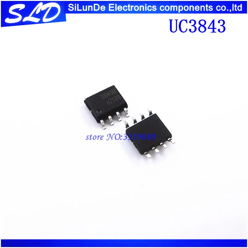 

Free Shipping 100pcs/lot UC3843 UC3843B 3843B SOP-8 new and original in stock