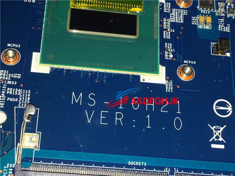 Натуральная MS 16H2 16H21 материнская плата для MSI GS60 I5 4210HQ и GTX860M 100% TESED OK|Материнские
