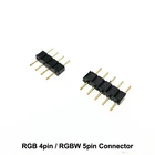 4pin RGB5pin коннектор RGBW 4pin5pin игла для светодиодной ленты 10 шт.лот