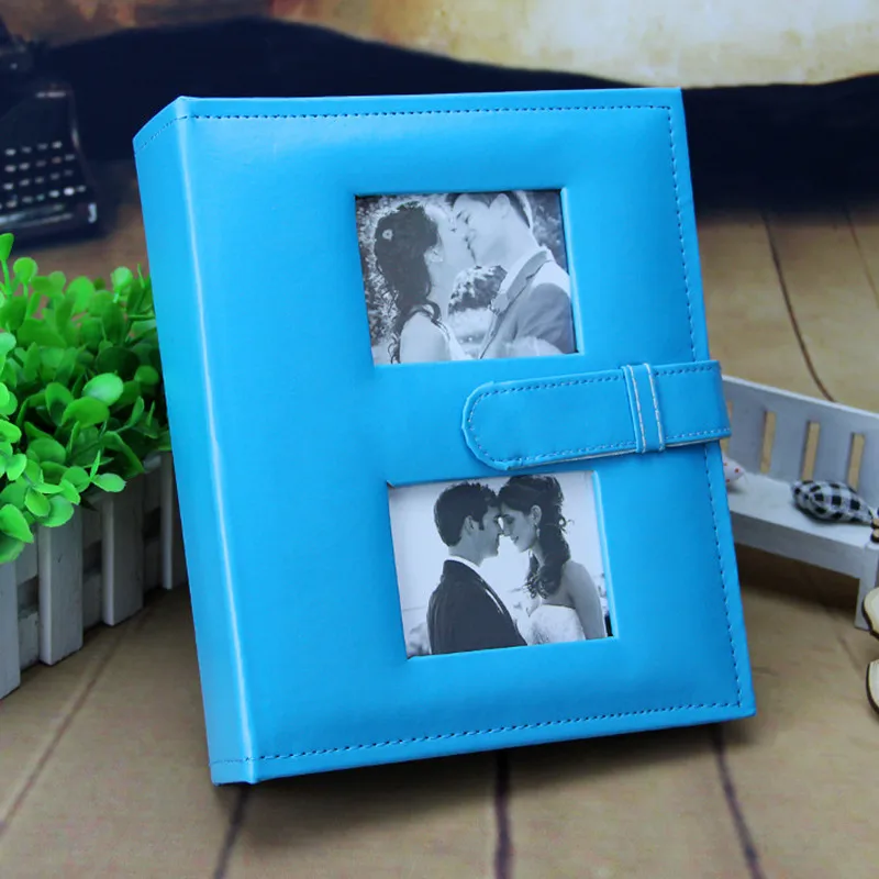 6 дюймов 4R PU Обложка DIY Подарочная коробка фотоальбом 4 цвета альбом для