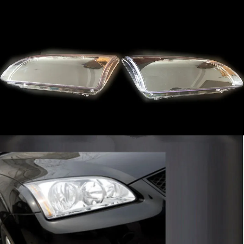 Для Ford focus 05-08 прозрачный оргстекло абажур фары корпус фары крышка лампы абажур фары стекло