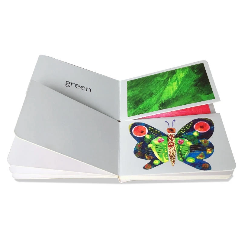 4 Books/set Baby English Coloring Cardboard Book My Very First Library Eric Carle Picture Story Books for Kids Educational Toys | Игрушки и