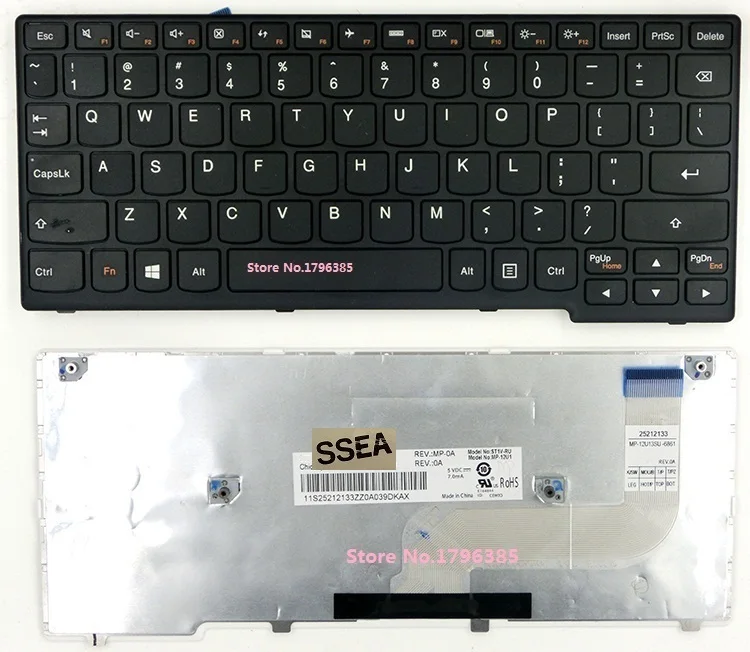 

SSEA, оптовая продажа, новая клавиатура для ноутбука Lenovo Ideapad Yoga 11S Yoga11S S210 S210T S215 S215T, черная клавиатура