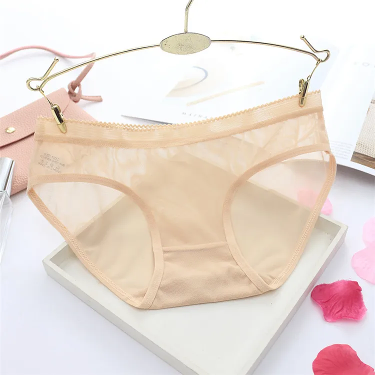 3 шт./лот женские сетчатые трусики для активного отдыха красивое нижнее белье