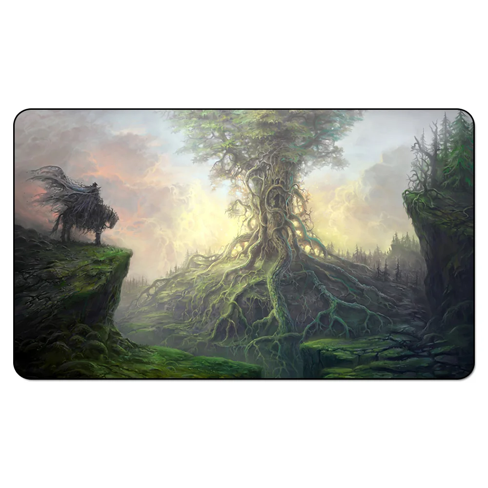 Arbol De La Colina Hp lovecплот) Волшебная игра пользовательский развивающий коврик, настольные игры MGT основные земли игровой коврик, пользовательский Настольный коврик с бесплатной сумкой