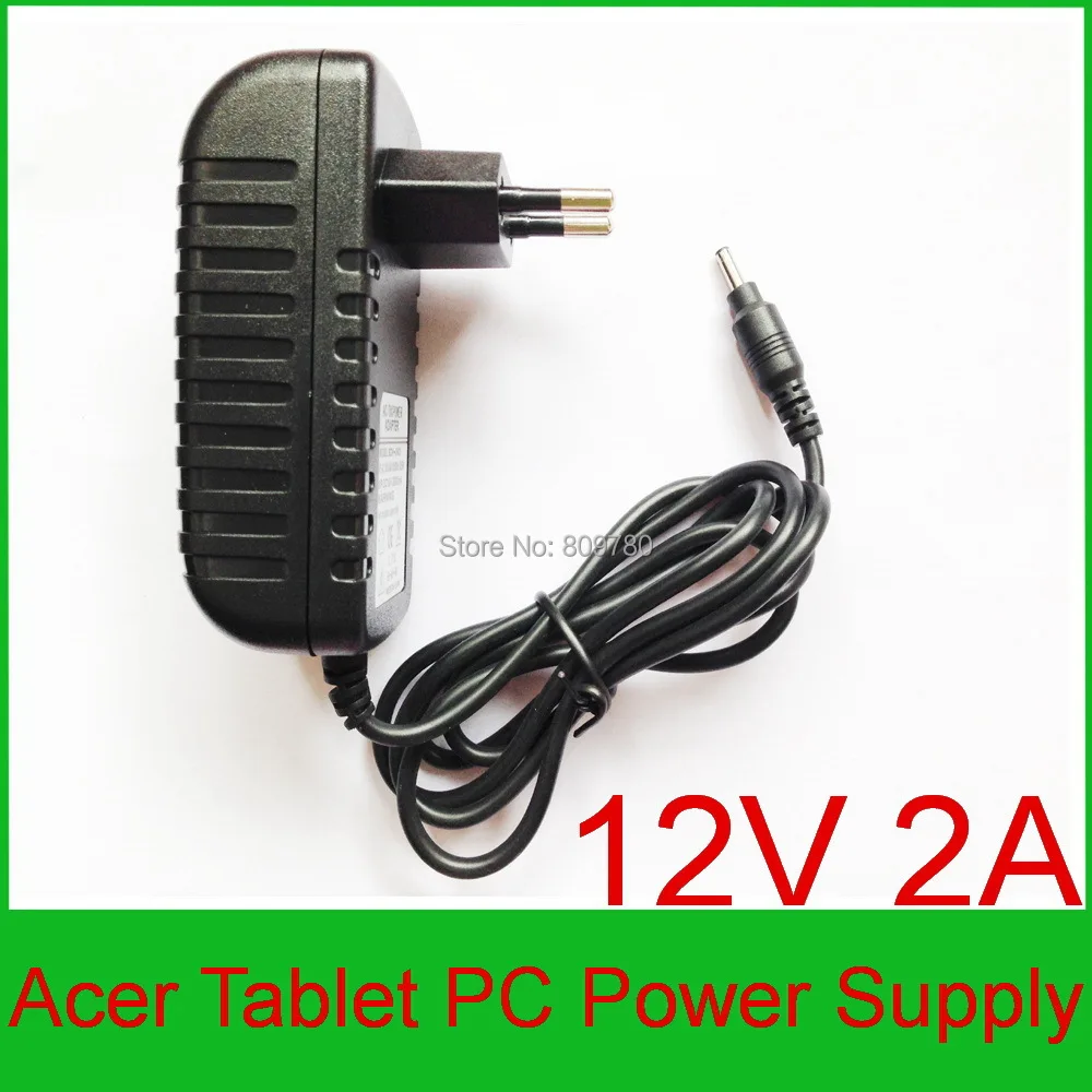 Зарядное устройство 1pcs12V2A адаптер питания 12 В 2 а для Acer Icona Tab A500 A501 A200 A100 A101Tablet PC |