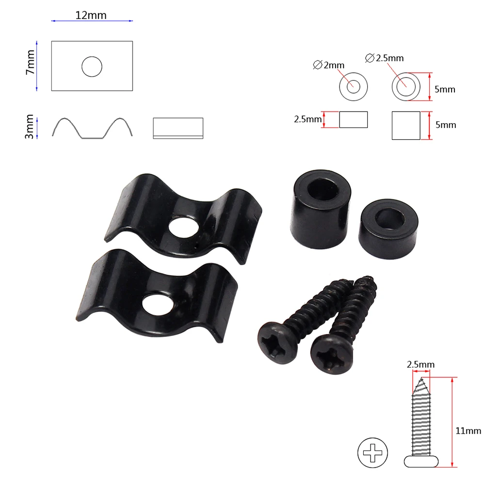 Высокое качество 1 пара металлическая струнная направляющая фиксатор для