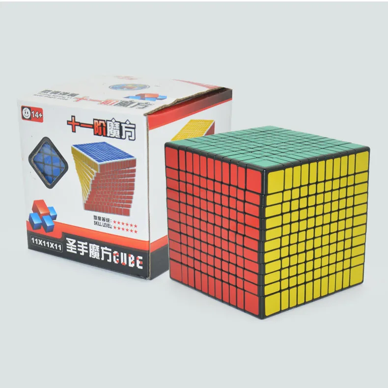 Нео куб скоростной липкий кубик-головоломка магический для Begginer 11x11x11 Cubo Magico