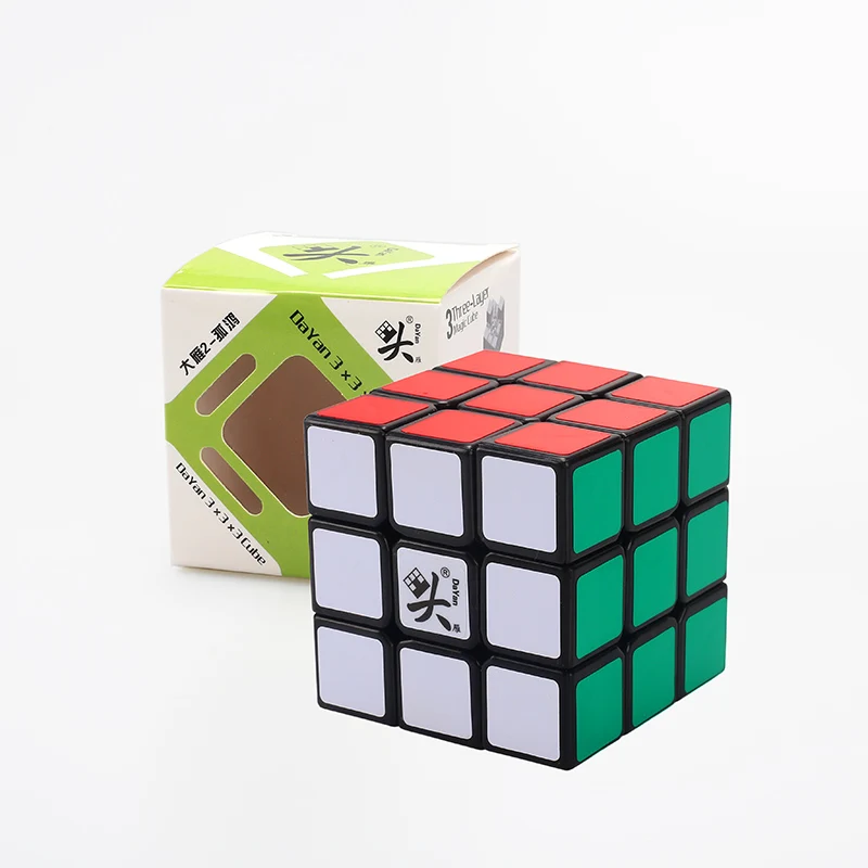 Даян Guhong три слоя 57 мм Cube Puzzle игрушки высокого качества magic cube ультра-гладкой profissional Cubo magico Классические игрушки - Цвет: DYGH01-Black