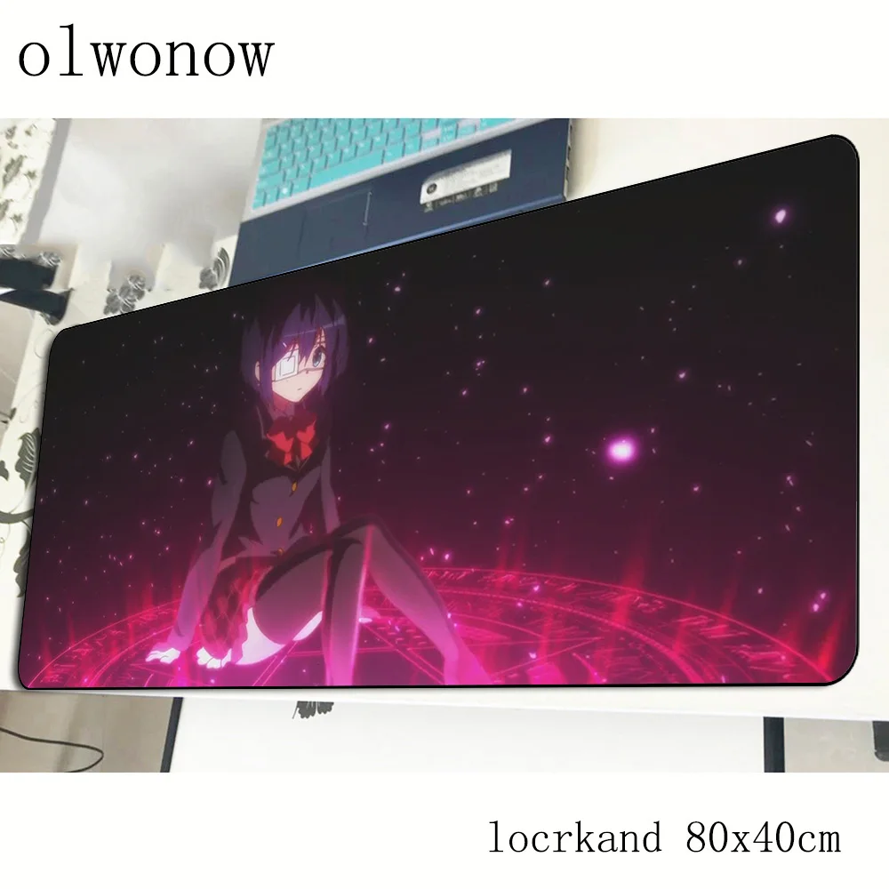 Коврик для мыши chuunibyou demo koi ga shitai игровой коврик 800x400x2 мм высококачественные