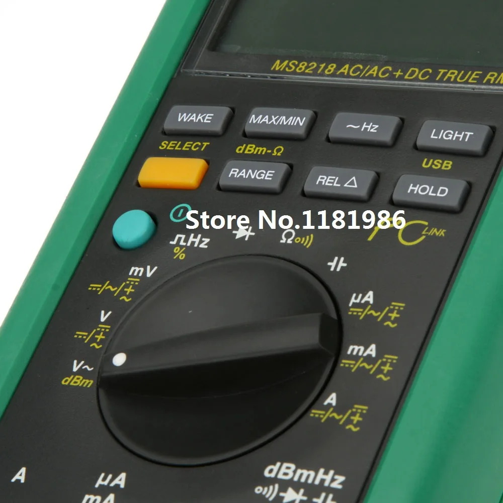 Цифровой мультиметр AutoRange MS8218 высокая точность функция True RMS ПК USB 50000 отсчетов 5 1/2