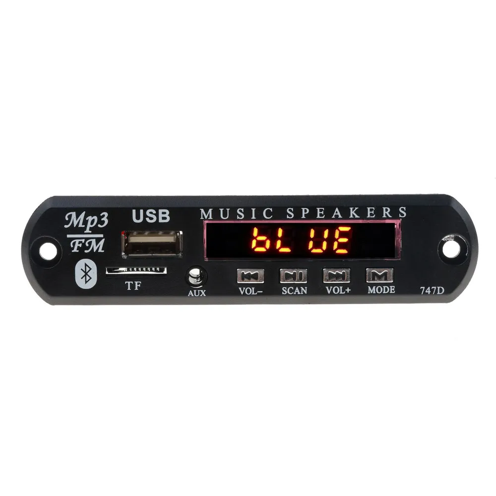 Kebidu 5 12 в Bluetooth MP3 плеер декодер плата Bluetooth Handfree MP3 WMA декодер плата аудио музыкальный модуль USB TF радио для автомобиля