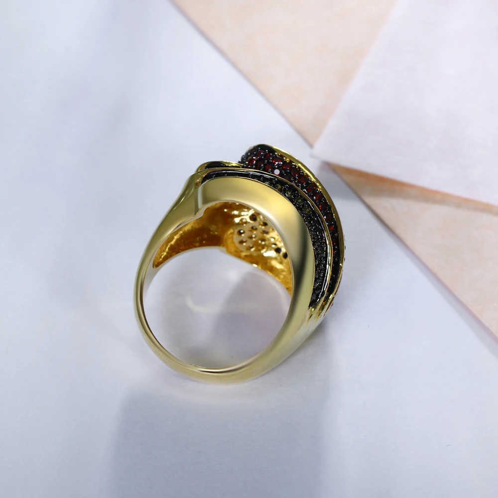 Новое поступление кольца для женщин многоцветное медное кольцо с кубическим