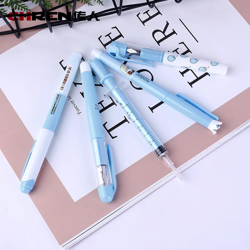 10 set фонтан чернила для ручек перо 0,38/0,5mm Многоцветный стильная футболка с изображением персонажей видеоигр Каллиграфия Подпись ученические ручки школы письменная работа в офисе