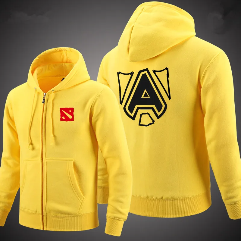 Dota 2 куртка с героями DK IG VG C9 команд Dota2 мужские толстовки на молнии и свитшоты
