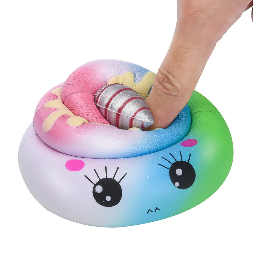 Мягкие игрушки Kawaii Poo Slow Rising Squishy игрушка для снятия стресса Забавная детская