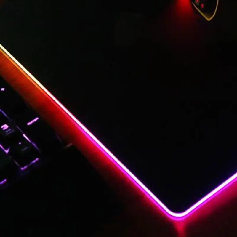 Большой USB проводной RGB коврик для мыши светодиодное освещение игровой коврик для мыши для игр настольная клавиатура Коврик для мыши для компьютера ноутбука