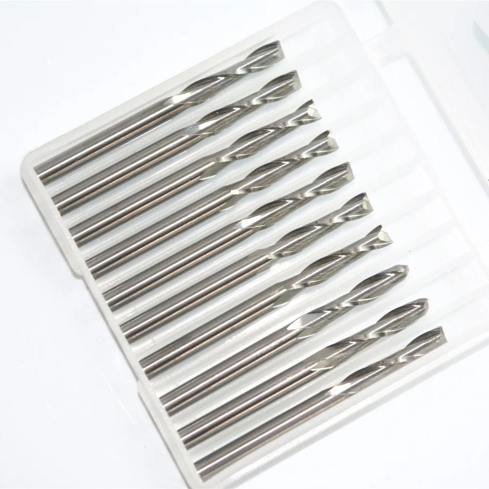 титановое покрытие. набор концевых гравировальных фрез с хвостовиком 3,175 мм. 175. фреза-сверло универсальная 3. оборотный наконечник tungsten helikrak.