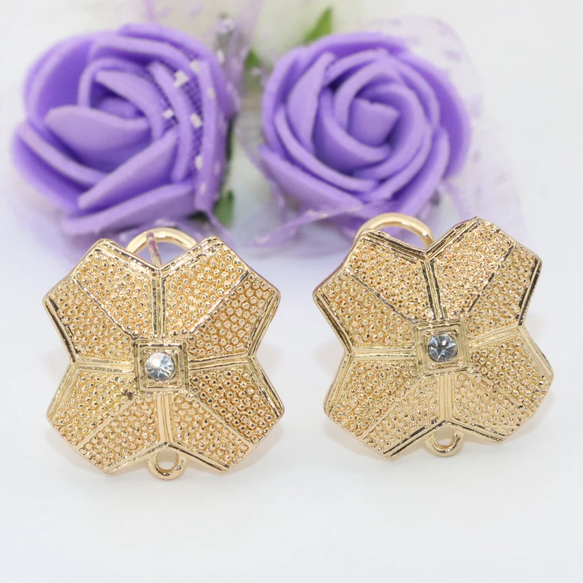 20mm Gold-color Stud Earrings for Girl Women Gifts Frost Matte Earring New Fashion Elegant Wholesale Price 1 Pair Jewelry B2830 | Украшения