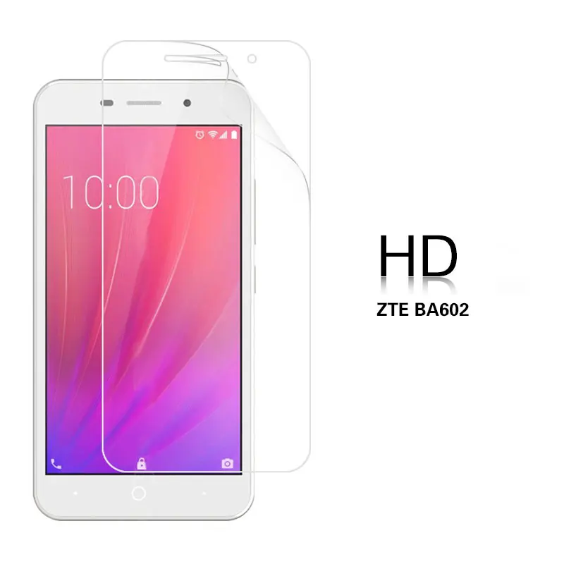 ЖК HD прозрачный глянцевый чехол для ZTE BA602 5 в матовой пленке с антибликовым