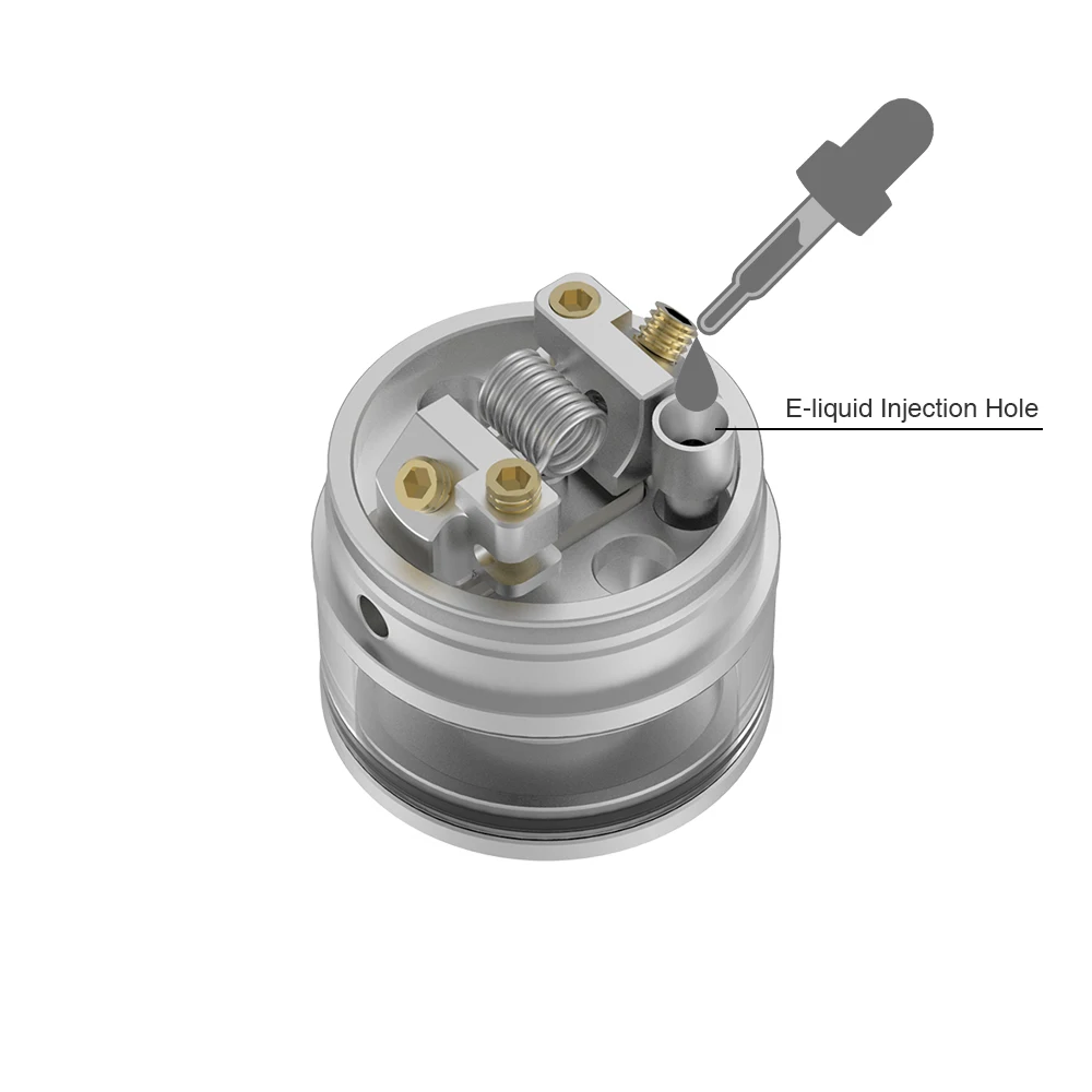Original 2pcs Vapefly Galaxies MTL RDTA 2ml Vape Tank 22mm Single Coil Building for Box Mod Vs RTA / Zeus Rta | Электроника