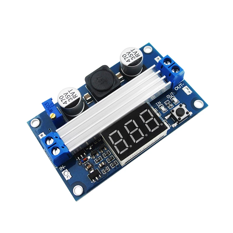 

5pcs DC DC-DC 3~35V to 3.5~35V LTC1871 Booster step up Step-up module Converter Regulated Power Supply+VoltMeter