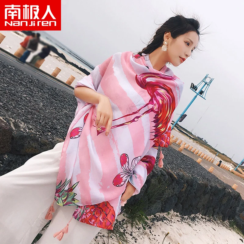 

Lady Silk Scarves Shawls Summer Bask Scarf Female Joker Multi-function Large Wear Period and The Long Thin Beach Towels B9725