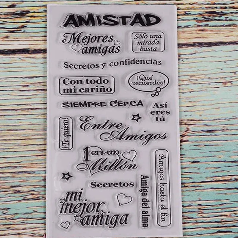 Прозрачный штамп мама папа для скрапбукинга и открыток | Дом сад