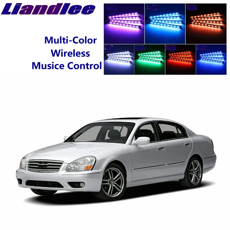 

Liandlee Car Neon Color-Changing Light of Atmibient Inside Footwell Light For Infiniti Q45 F50 MK3 2001~2006