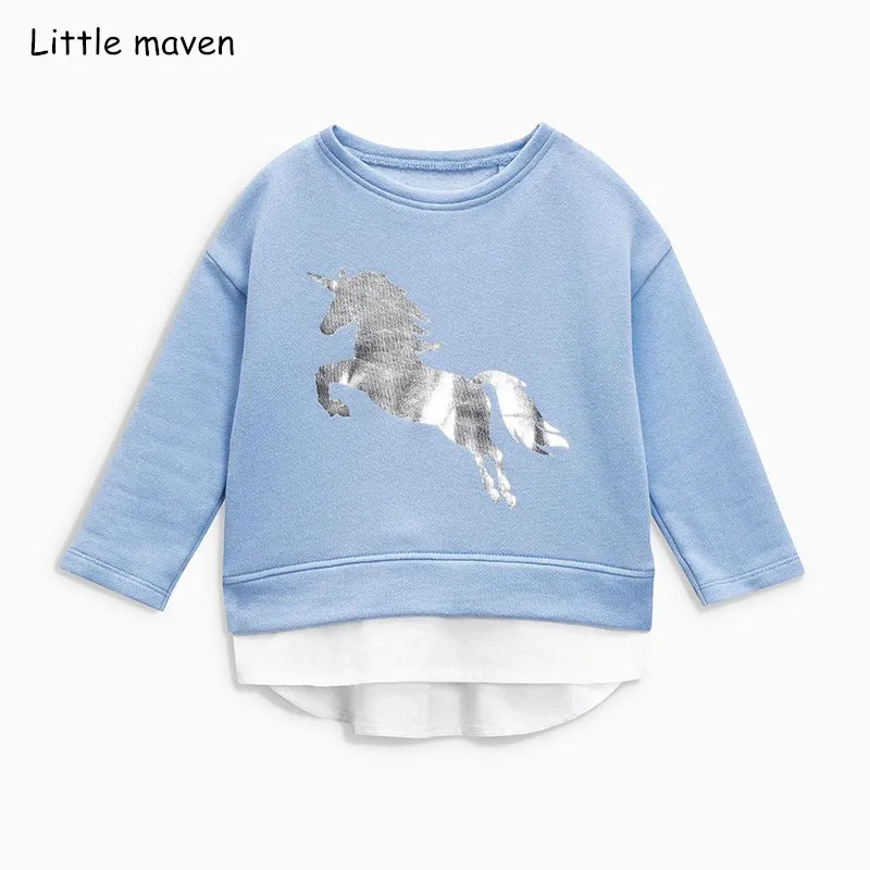 Little maven/детская брендовая одежда для маленьких девочек Новинка осени 2018 года